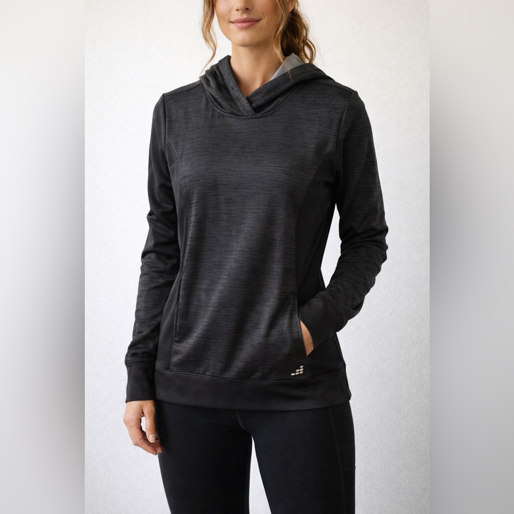 BCG Women's Dark Gray Hooded Sweater